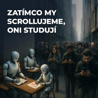 Zatímco my scrollujeme, oni studují 💻 #techmeme #futuristicmeme #futureisnow #digitalreality #techhumor #aihumor #techlife...