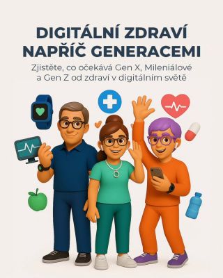 🧠💡 Zdraví dnes řeší každá generace jinak – ale všechny mají jedno společné: technologie mění pravidla hry. Zajímá tě, jak...