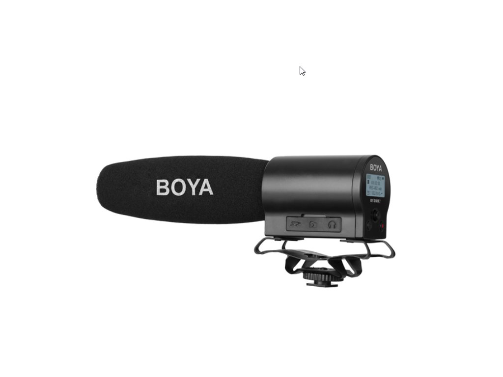 2020 09 16 22 08 39 BOYA BY DMR7 Shotgun Microphone with Integrated Flash Recorder BOYA