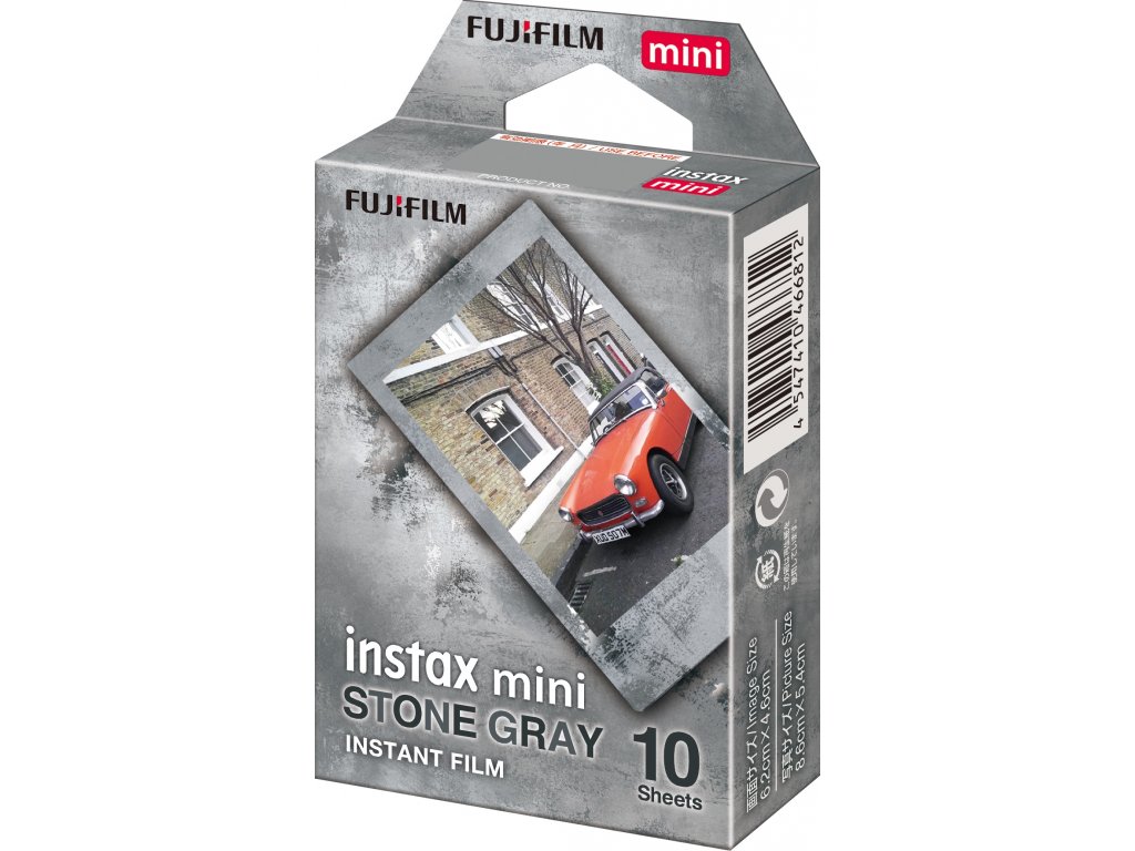 instax mini film STONE GRAY