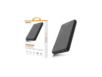 862 powerbanka aligator 3v1 10 000 mah cerna