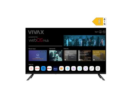 TV 40LE110WO P Front with Energy ve střední velikosti