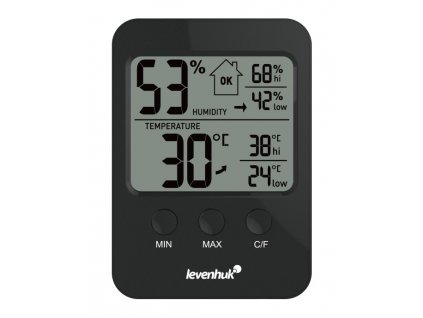 78885 levenhuk wezzer base l30 black thermohygrometer 00