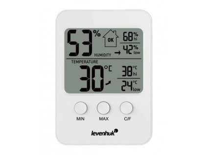 78886 levenhuk wezzer base l30 white thermohygrometer 00