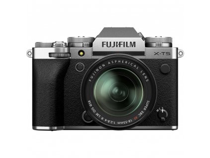 Fujifilm X-T5 tělo stříbrný + XF 18-55mm f/2.8-4.0 R LM OIS