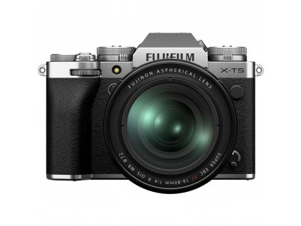 Fujifilm X-T5 tělo stříbrný + XF 16-80mm f/4.0 R OIS WR