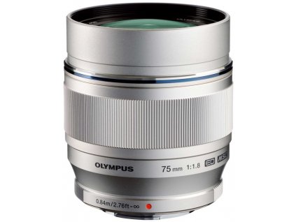 Olympus M.Zuiko ET 75mm f/1.8 silver