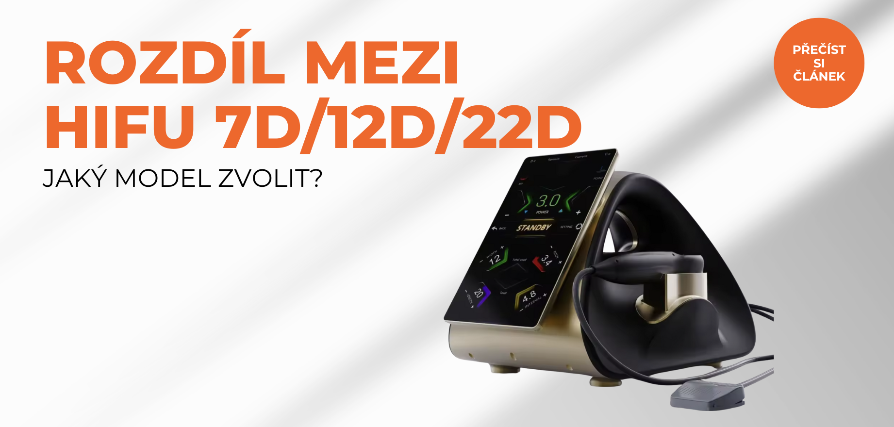 Rozdíl mezi HIFU 12D a 7D a 22D