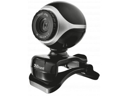 Webkamera Trust Exis Webcam, černo-stříbrná