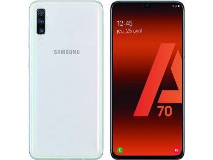 Samsung Galaxy A70 6GB/128GB bílá  PŘEDVÁDĚCÍ TELEFON | STAV A+