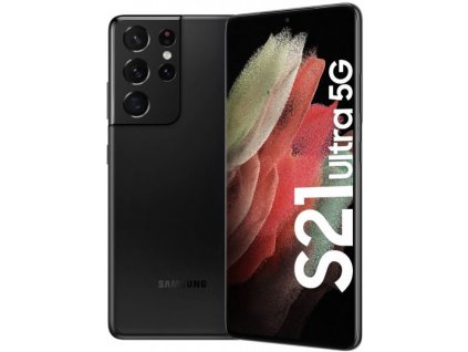 Samsung Galaxy S21 Ultra 5G, 12GB/256G Black  PŘEDVÁDĚCÍ TELEFON | STAV A-