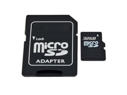 Micro SDHC 32GB Class 4 + adaptér