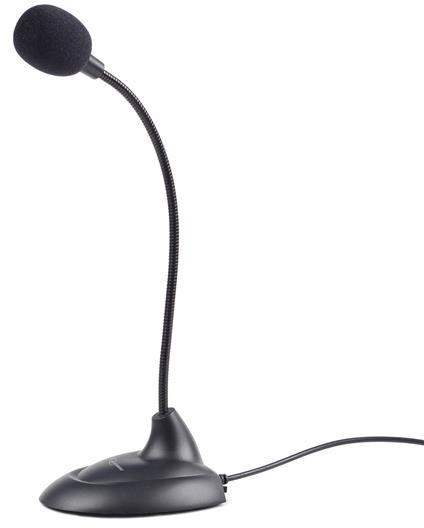 GEMBIRD Mikrofon na stůl MIC-205, černý