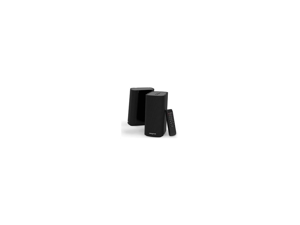Creative T100 Bluetooth aktivní 2.0 reproduktory s optickým vstupem, Hi-Fi , DO, kompaktní, černé