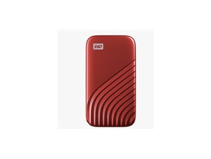 SanDisk WD My Passport SSD externí 500GB , USB-C 3.2 ,1050/1000MB/s R/W PC & Mac ,Red