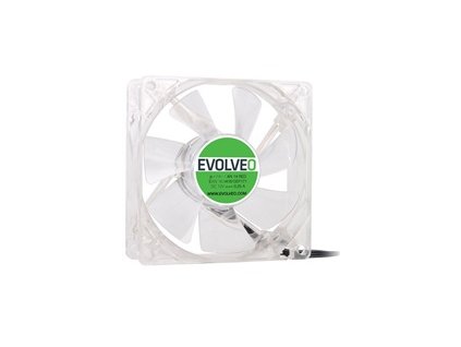 EVOLVEO 14L1RD ventilátor 140mm, 4 LED červený, 3pin