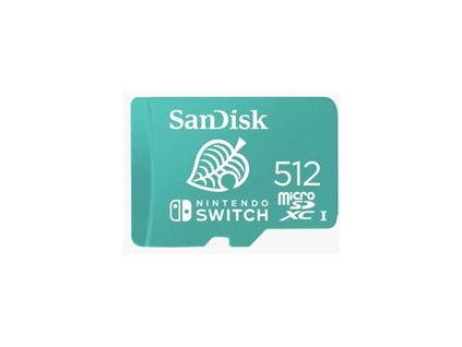 SanDisk MicroSDXC karta 512GB for Nintendo Switch (R:100/W:90 MB/s, UHS-I, V30,U3, C10, A1) licensed Product,Super Mario