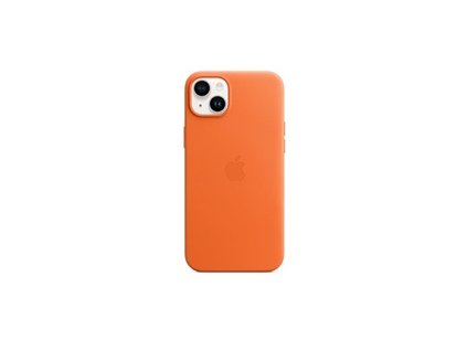 APPLE iPhone 14 Plus kožené pouzdro s MagSafe - Orange