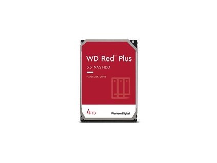 WD RED PLUS NAS WD40EFPX 4TB, SATA III 3.5", 256MB 5400RPM, 180MB/s, CMR