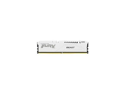 KINGSTON DIMM DDR5 16GB 5600MT/s CL40 FURY Beast Bílá XMP