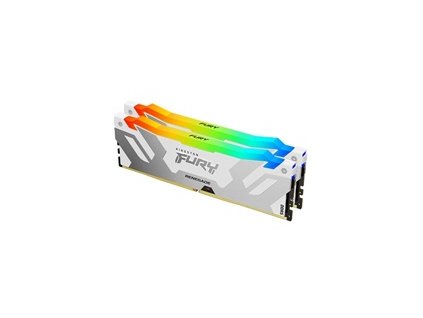 KINGSTON DIMM DDR5 32GB (Kit of 2) 6400MT/s CL32 FURY Renegade Bílá RGB XMP
