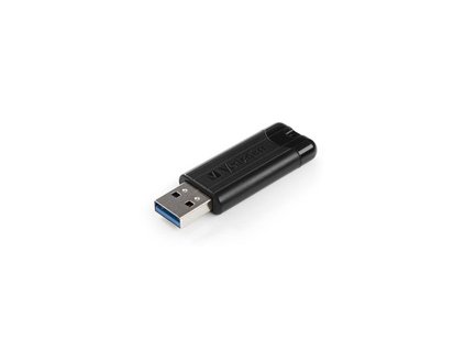 VERBATIM Flash Disk 256GB PinStripe USB 3.0, černá