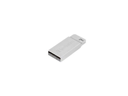 VERBATIM Flash Disk 64GB Metal Executive, USB 2.0, stříbrná
