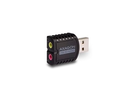 AXAGON ADA-17, USB 2.0 - externí zvuková karta HQ MINI, 96kHz/24-bit stereo, vstup USB-A