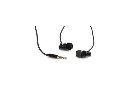 GEMBIRD sluchátka s mikrofonem MHS-EP-CDG-B pro MP3, kovová, Black