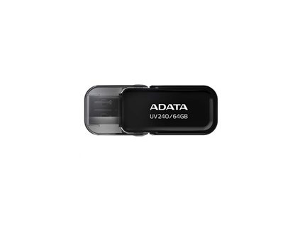 ADATA Flash Disk 64GB UV240, USB 2.0 Dash Drive, černá
