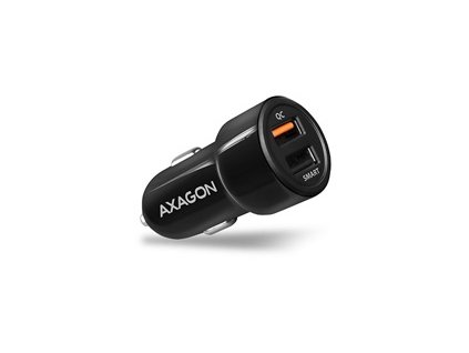 AXAGON PWC-QC5, QUICK a SMART nabíječka do auta, 2x port QC3.0/AFC/FCP + 5V-2.6A, 31.5W