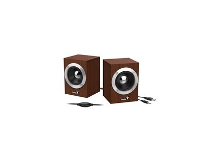 GENIUS repro SP-HF280, 2.0, 6W, dřevěné, hnědé