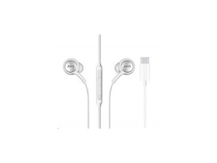 Samsung stereo sluchátka EO-IC100BWE, USB-C, bílá