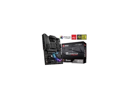 MSI MB Sc AM4 MPG B550 GAMING PLUS, AMD B550, 4xDDR4, VGA, ATX
