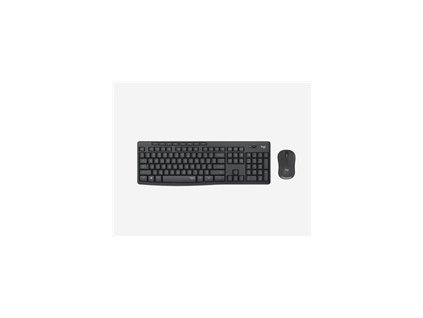 Logitech Silent Wireless Combo MK295, bezdrátová klávesnice + myš, 2.4 GHz, CZ/SK, Graphite