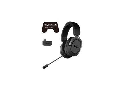 ASUS sluchátka TUF GAMING H3 WIRELESS, Gaming Headset, gun metal