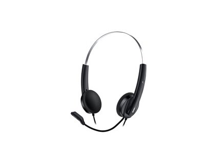 GENIUS sluchátka HS-220U/ USB/ černo-stříbrná
