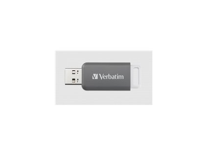 VERBATIM Flash Disk 128GB DataBar USB 2.0 Drive, šedá