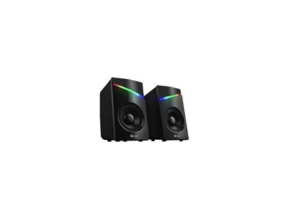 C-TECH reproduktory SPK-15, 2.0, RGB, černá