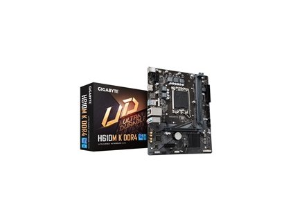 GIGABYTE MB Sc LGA1700 H610M K DDR4, Intel H610, 2xDDR4, 1xHDMI, mATX