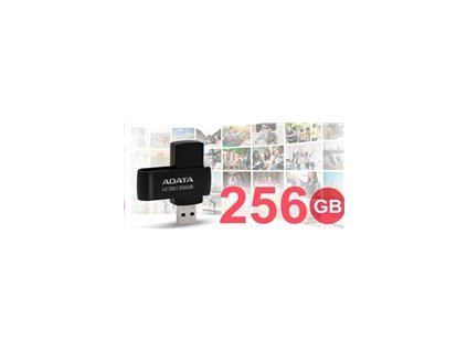 ADATA Flash Disk 256GB UC310, USB 3.2 , černá