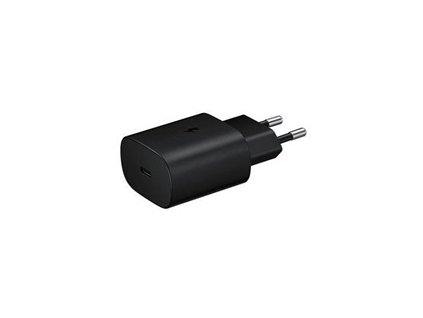 Samsung cestovní nabíječka EP-TA800EBE, PD, Fast charging, USB-C, 25 W, černá, (bulk)
