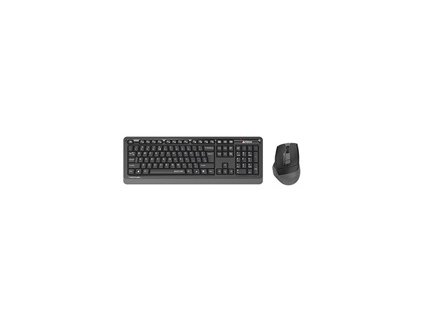 A4tech FGS1035Q, bezdrátový kancelářský set klávesnice s myši, šedá