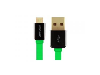 AVACOM MIC-40G kabel USB - Micro USB, 40cm, zelená