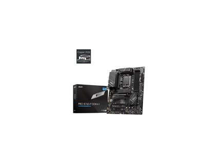 MSI MB Sc LGA1700 PRO B760-P DDR4 II, Intel B760, 4xDDR4, 1xDP, 1xHDMI