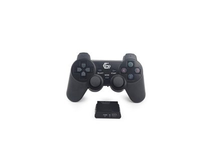 GEMBIRD gamepad JPD-WDV-01, vibrační, bezdrátový, PC/PS2/PS3, USB