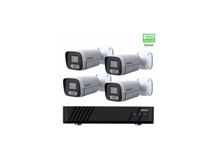 EVOLVEO kamerový systém Detective IP8 SMART, 4 kamery