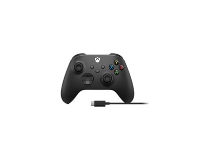 Xbox Wireless Controller černý + USB-C kabel