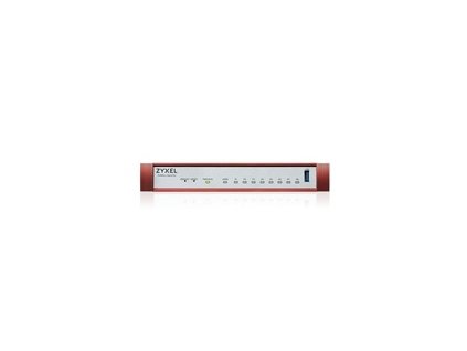 Zyxel USG FLEX 100HP Series, 8 Gigabit user-definable ports, 1*USB with 1 YR Gold Security Pack