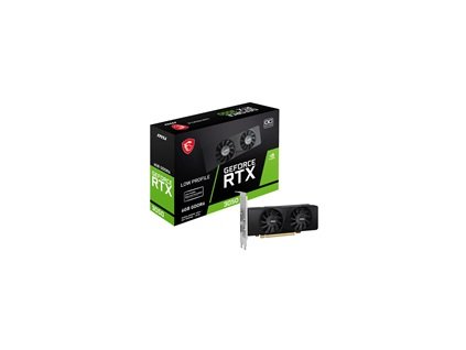 MSI VGA NVIDIA GeForce RTX 3050 LP 6G OC, 6G GDDR6, 1xDP, 2xHDMI
